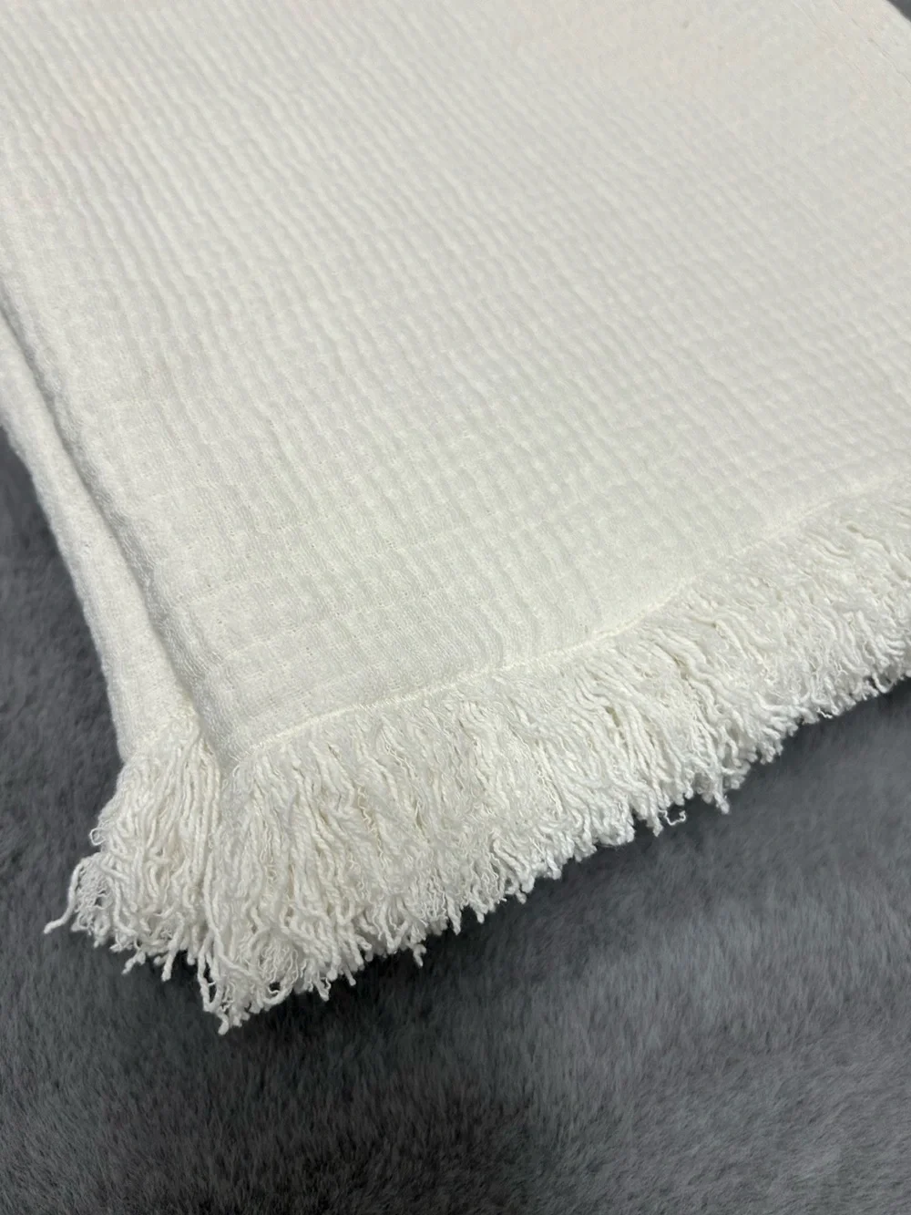 Pottery Barn cloud gauze throw